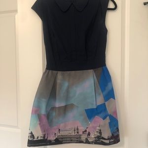 Dress with London scenes